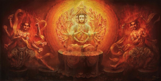 千手观音梵文纹身鼠内容图片分享