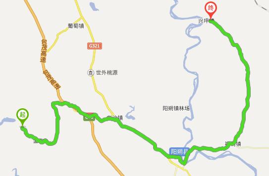遇龙河兴坪古镇离得远不远