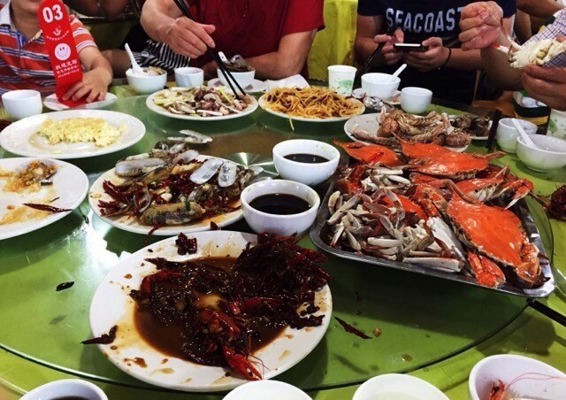 海鲜攻略金沙滩小城日照吃美食,日照自助游美图-蚂糯米关于的碧海蓝天图片